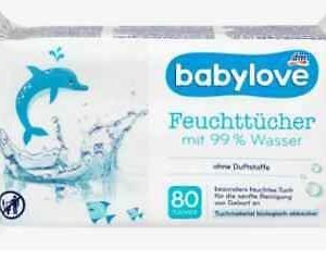 BABYLOVE vandens pagrindu 99 proc. (80 vnt)