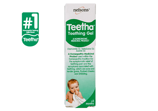Nelson Teetha Teething gelis, 15g.