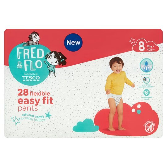 Fred&Flo pants 8 dydis (18 kg+) - 28 vnt