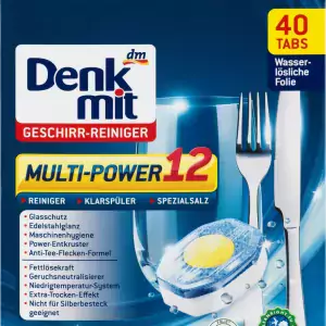 Indaplovės tabletės Multi-Power 12, 40 vnt