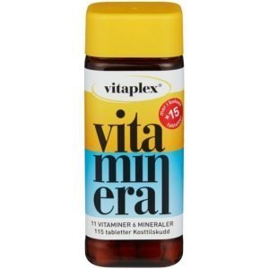 Multivitaminai Vitaplex nuo 11 metų – 115 vnt.