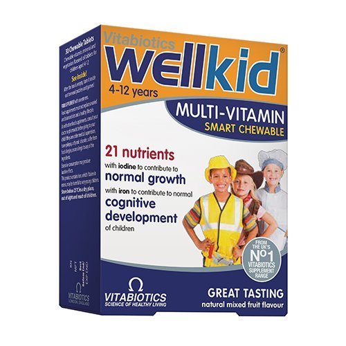 WELLKID, 30 kramtomųjų tablečių