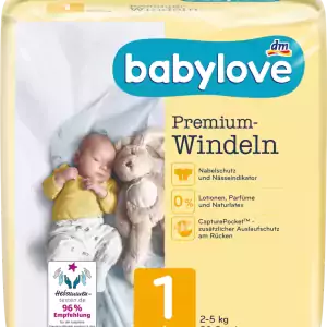 BABYLOVE sauskelnės 1