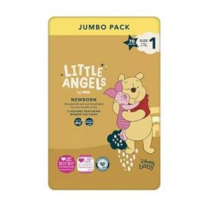 Little angels newborn 1 dydis (2-5 kg) – 70 vnt