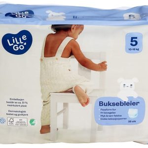 LILLE GO Pants (triusikėlių tipo) 5 dydis (10-16kg) – 38 vnt