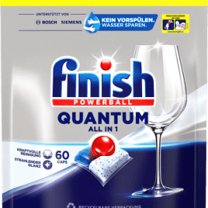 Indaplovių kapsulės FINISH POWERBALL QUANTUM ALL IN 1, 60 vnt.