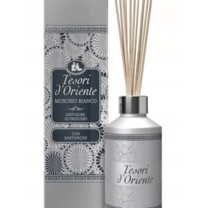 TESORI D'ORIENTE BASTONCINI MUSCHIO BIANCO namų kvapas 200 ml.