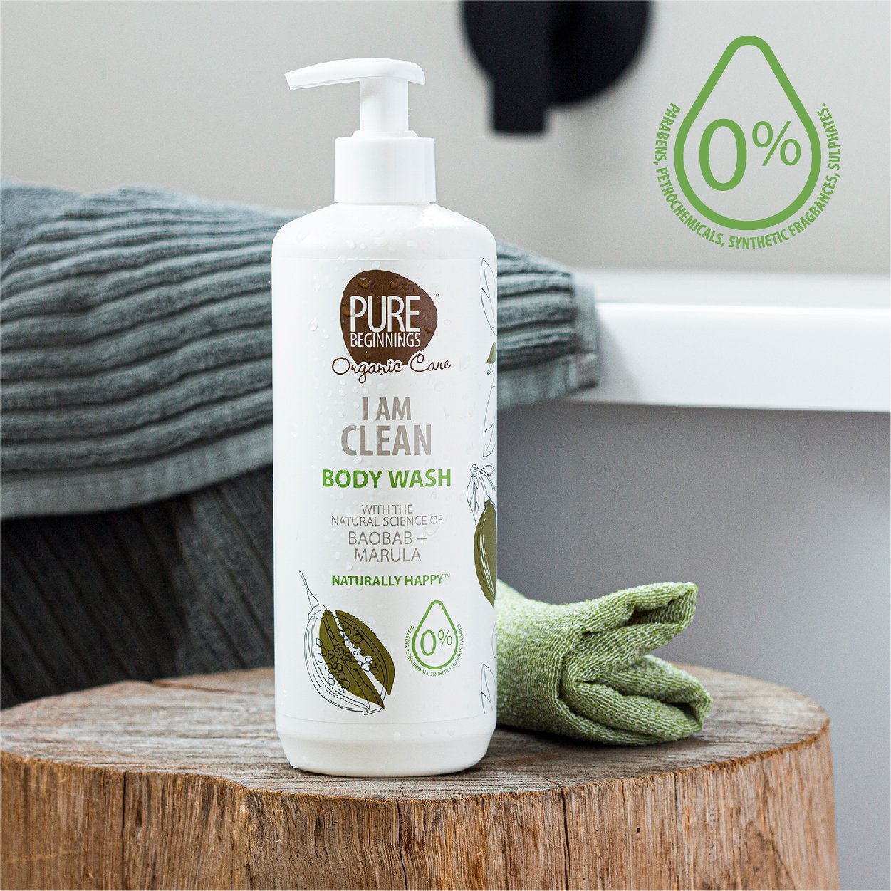 PURE BEGINNINGS prausiklis visai šeimai I'M CLEAN, 500 ml.