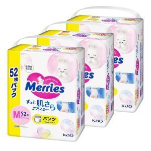 Merries japoniškos sauskelnės - kelnaitės, M, 6-11kg, 52 vnt.