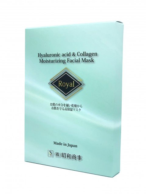 Royal drėkinamoji veido kaukė su hialurono rūgštimi ir kolagenu, 25 ml/1 vnt