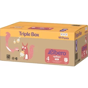 Libero up&go 4 dydis (7-10 kg) - 99 vnt
