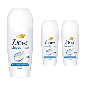 Dove classic fresh rutulinis antiperspirantas, 50 ml