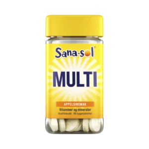 Multivitaminai „Sana-sol“, 90 kramtomųjų tablečių