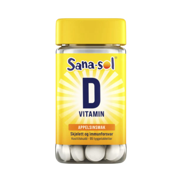 Vitaminas D "Sana-sol“, - 95 tabletės