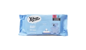 Drėgnos servetėlės ​​kūdikiams Xtra, 72 vnt.