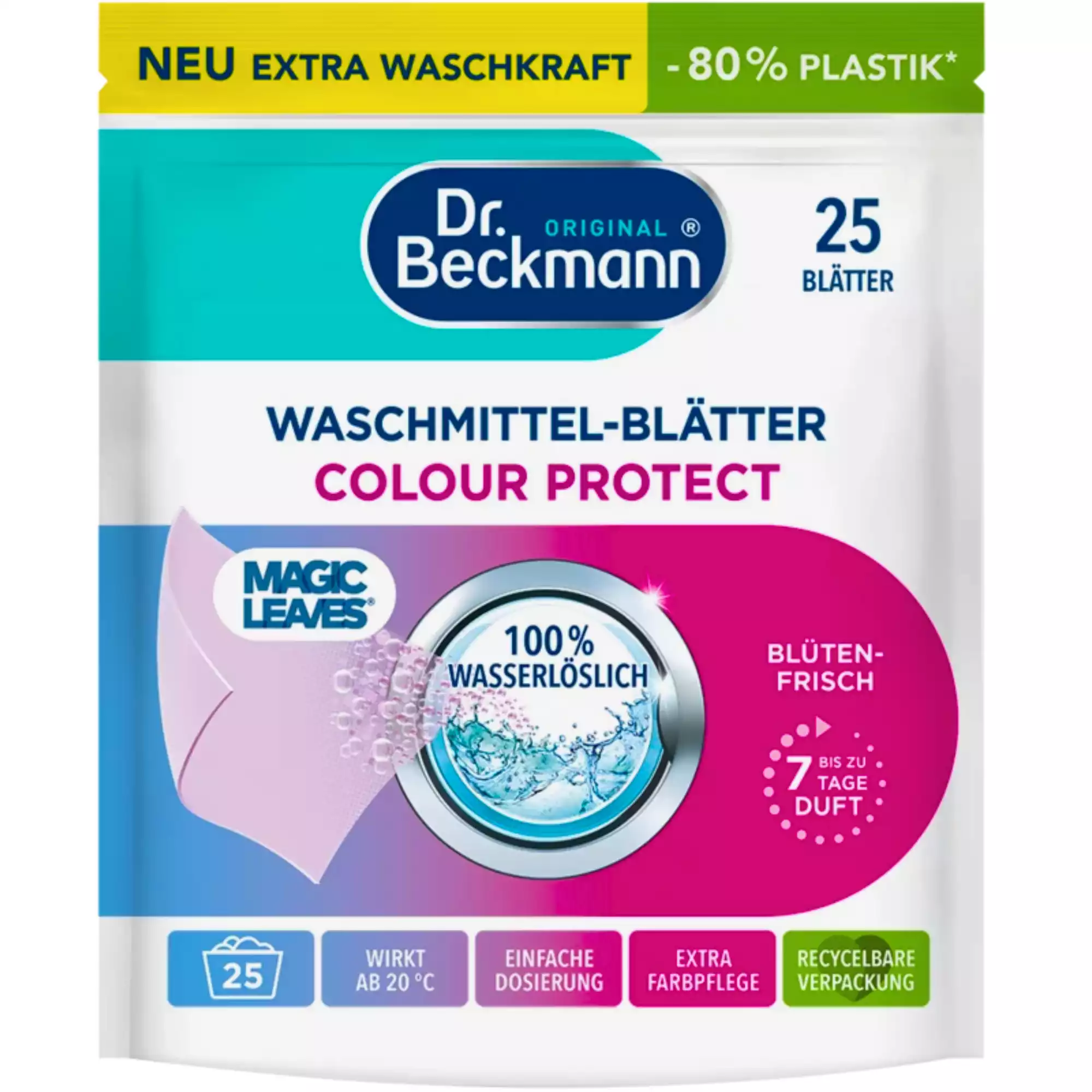 Magiški skalbimo lapeliai Dr. Beckmann Colour, 25vnt