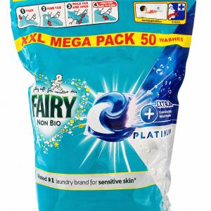 Fairy Non Bio Platinum kapsulės (50 skalbimų), 1160 g