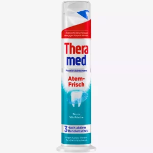 Dantų pasta TheraMed Fluorid su dozatorium 100ml