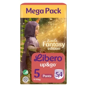 Libero Up&Go 5 dydis Mega Pack 10-14 kg, 54 vnt.